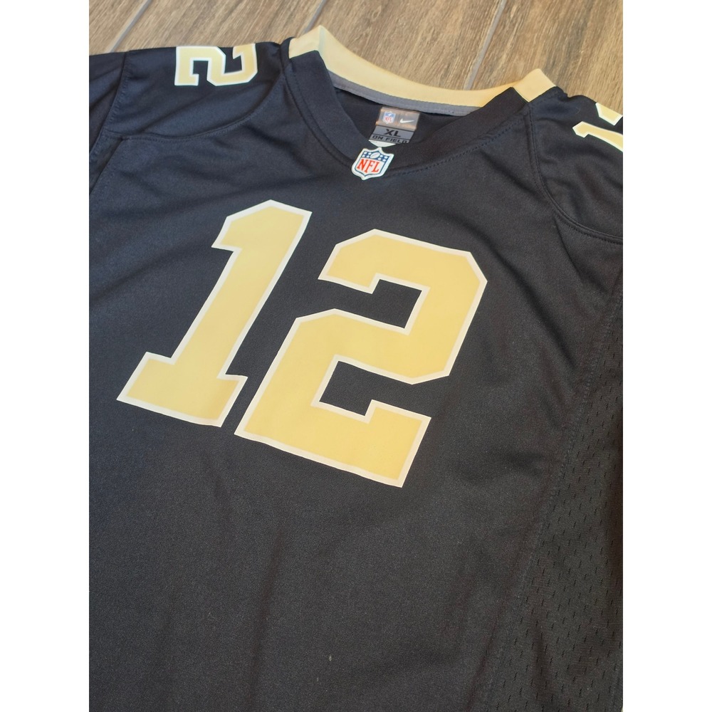 Nike New Orleans Saints Marques Colston 12 Football Jersey Youth XL Black Gold